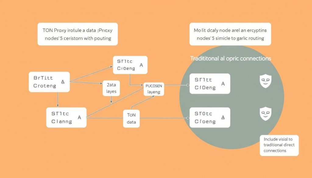 Принцип работы TON Proxy для обеспечения анонимности Принцип работы TON Proxy для обеспечения анонимности