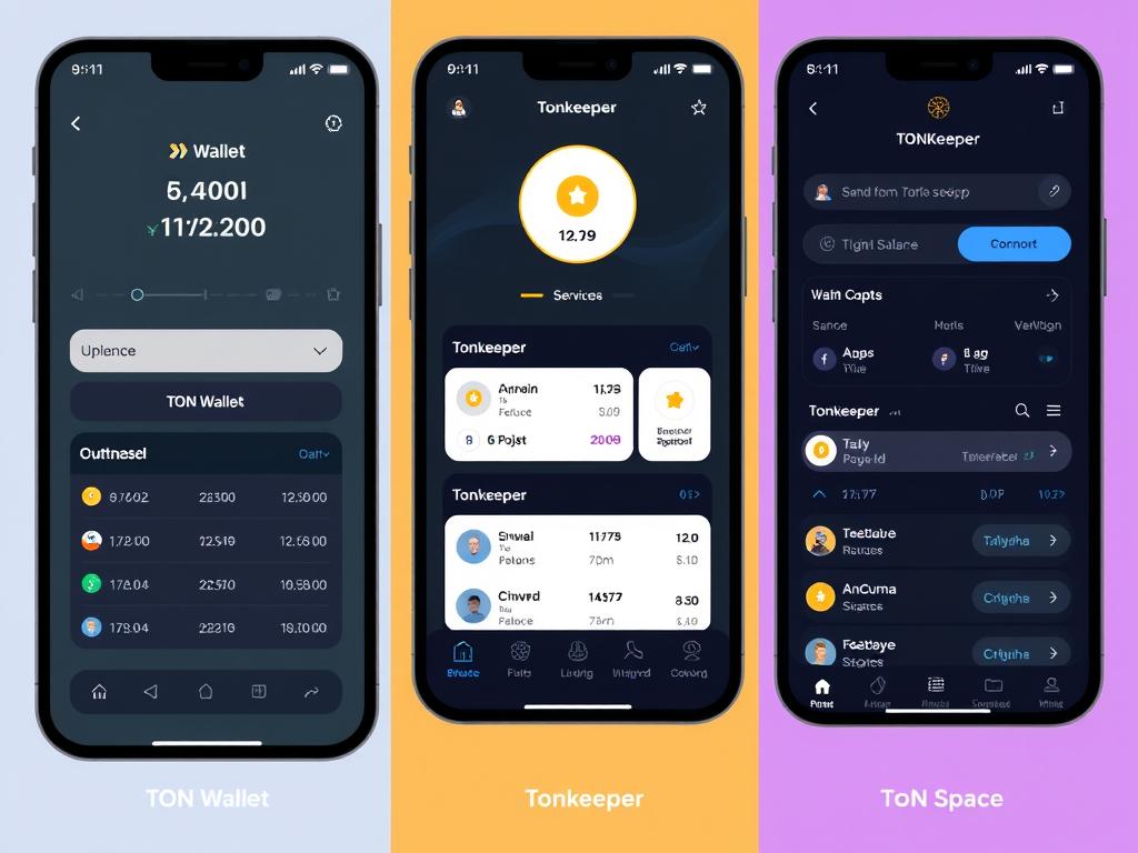 Различные криптокошельки для работы с Toncoin Различные криптокошельки для работы с Toncoin