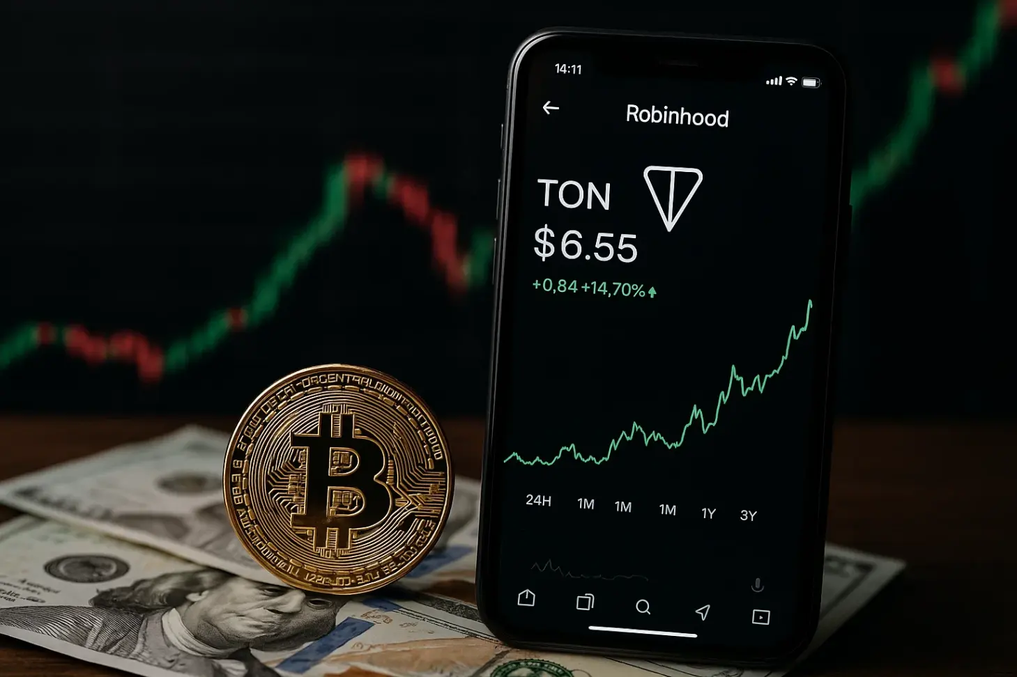 Биржа Robinhood добавила TON: что это значит для инвесторов